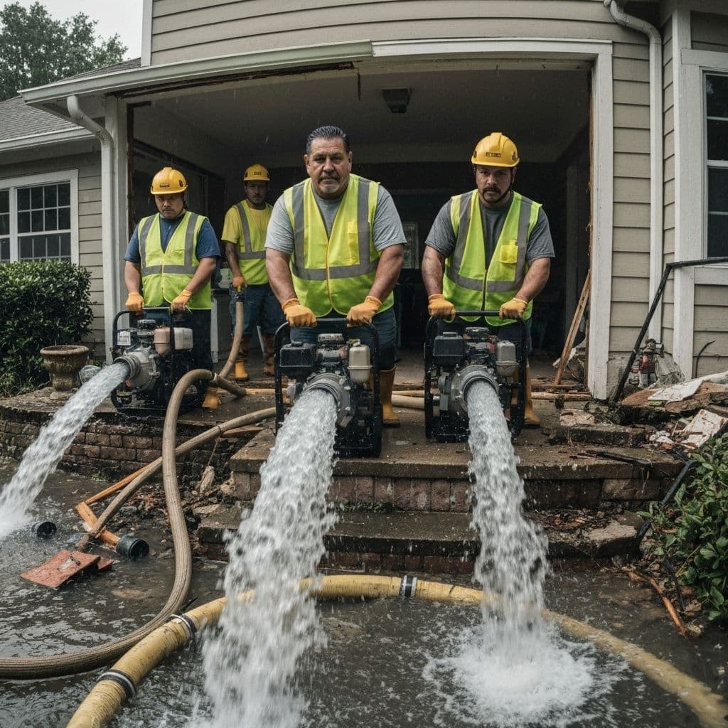 Emergency flood damage restoration service Brisbane