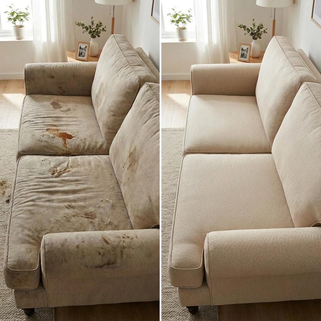 Upholstery / Couch Cleaning result 2