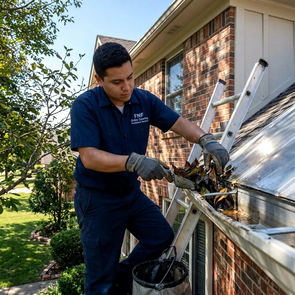Gutter Cleaning result 1